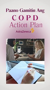 Mahalaga ang COPD = Chronic Obstructive Pulmonary Disease action plan para masubaybayan ang sintomas at malaman ang tamang gagawin kapag lumala ang pakiramdam. Para sa karagdagang impormasyon at suporta, bisitahin ang aming website ngayon: www.breathebetter.ph #BreatheBetterPH (This material is provided by ID8, Inc. in partnership with Astrazeneca, as a service to raise patient awareness.) Approval code: PH-11921 Reference: Lung Foundation Australia. (n.d.). How to use a COPD action plan. Retrie