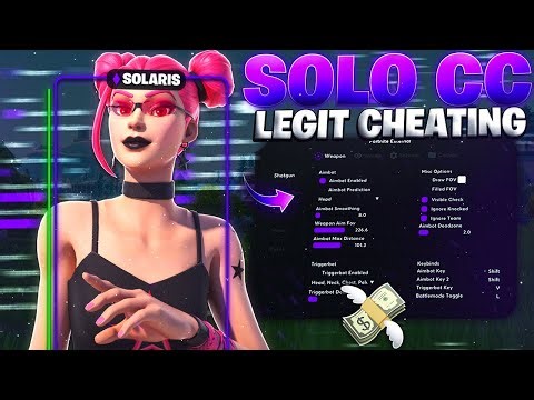 CHEATING With The Best Fortnite CHEAT in The Solo Cash Cup🏆 (+100$)