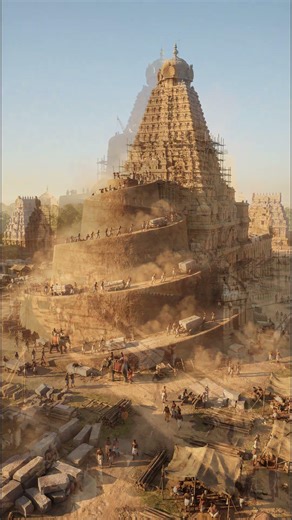 No Cranes, Just Science! 🏗️ The 80-Ton Puzzle of Thanjavur. #facts #science #decodedtelugu