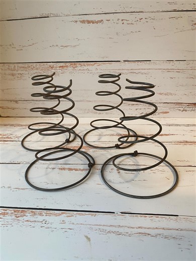 Repurposed Rusty Bed Springs - Craft Supply - Set of 4 (6"x5") - Etsy