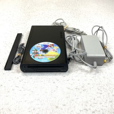 Nintendo Wii U Console WUP-101(02) 32GB Deluxe Black   Sensor Bar   Mario Tennis | eBay