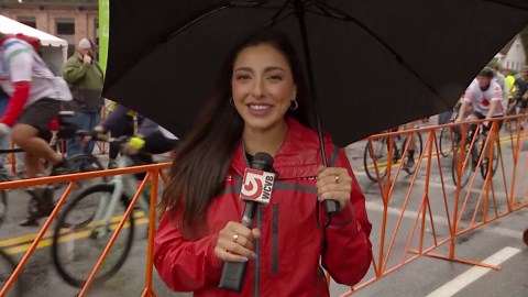 Cyclists ride in the rain to raise millions for kids