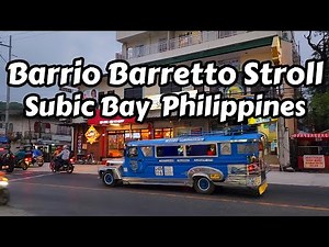 Barrio Barretto, Subic Bay Philippines Evening Walk