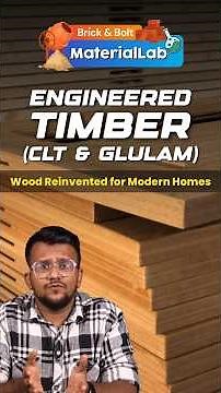 Engineered Timber (CLT & Glulam): Modern Alternative to Concrete Homes | Sustainable Construction