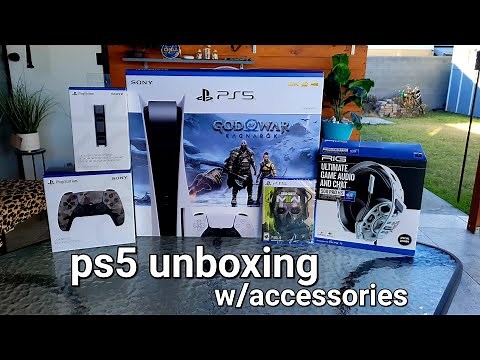 ps5 unboxing with accessories