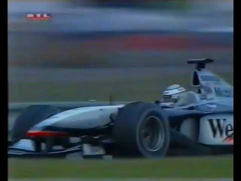 2002 September 21 - West Race Day winner Tamás Földi drive a McLaren MP4/16 @ Brno