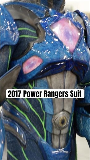 Beautiful screen used 2017 Blue Ranger suit. #powerrangers