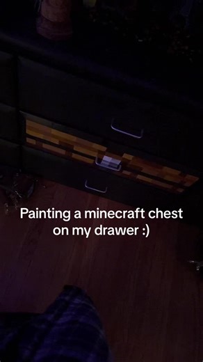 Creative Minecraft Chest Painting Project