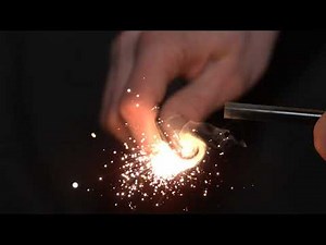 Magnesium Spark in Slow Motion to create Micro Fireworks