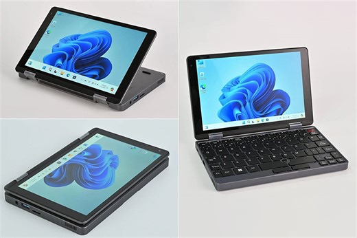 X-Plus Piccolo 2-in-1 Mini Laptop Runs Windows 11, Small Enough to Fit in Some Pockets