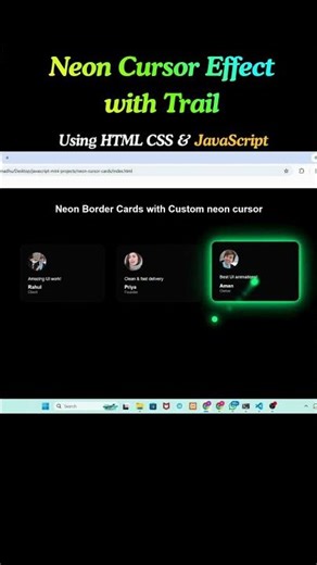 Custom cursor that actually looks good #webdev #tutorial
