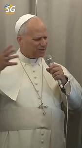 Pope Leo XIV greeted the 81 journalists on board the flight from Beirut to Rome with those words, before answering several questions, speaking in English, Italian and Spanish. #PopeLeoXIV #greeted #journalists #flight #beirut #rome #English #italian #spanish #sgnews | SG News