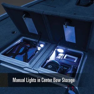41K views · 286 reactions | Standard LED lighting in the Z21 storage compartments make pre-dawn prep and night fishing so much easier. | Nitro Boats | Facebook