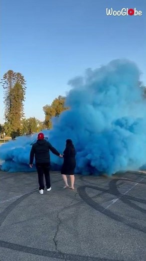 Its a Boy! Exciting BURNOUT Gender Reveal || WooGlobe