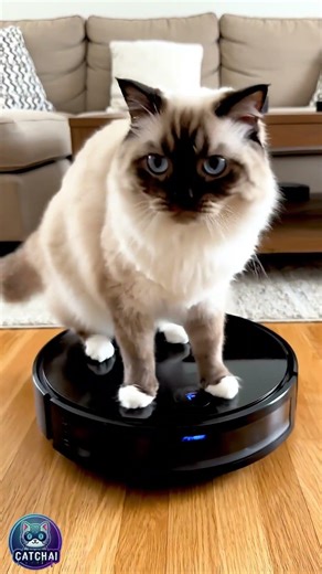 Training for the Space Force 🚀🌀 #CatChai #Shorts