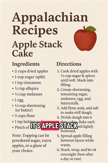 Apple stack cake | Appalachian Wit and Wisdom