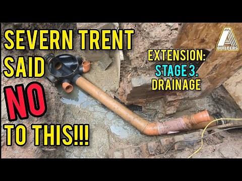 Single Storey Extension Stage 3 - Drainage. Taking On Severn Trent!!!