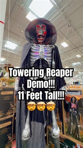 @samsclub TOWERING REAPER Demo! 💀#shorts #samsclub #halloween #decor #reaper #halloween2026 #scary