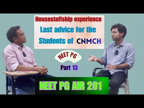 Advice for the students of CNMCH.