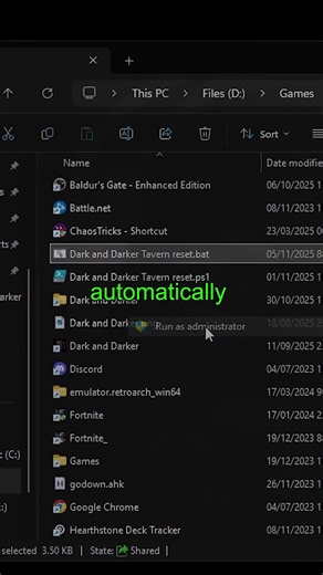Dark and Darker Won’t Launch? Quick Fix #shorts