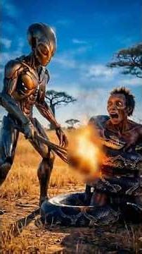 LIFE ANCIENT MILLION YEARS AGO Did Aliens Appear in Prehistoric Times? Giant Python Confrontation