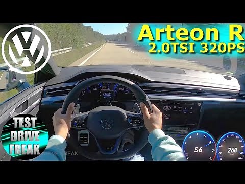 2021 VW Arteon R Shooting Brake 2.0 TSI 320 PS TOP SPEED AUTOBAHN DRIVE POV