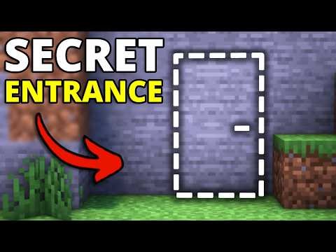 Minecraft: How to Make a Secret Door (Easy Tutorial)