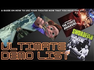Best Home Theater Demo scenes. Best Music scenes. Best Dolby Atmos scenes. Best Bass !