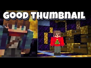 How To Create Good Minecraft Thumbnails!!!
