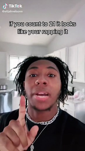 12345678910😝😝 | count to 21 so you can look like rapping
