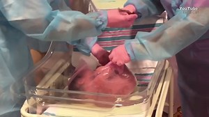 Reborn doll is 'delivered' by C-section in front of an audience