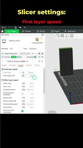 How Your First Layer Speed defines #3dprint Quality?