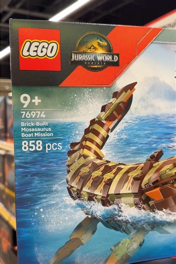 LEGO Jurassic World Mosasaurus Boat Mission 76974