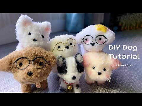 Cute Puppy Craft Tutorial: How to Make Dog with Pipe Cleaners (Pipe Cleaner Animal)