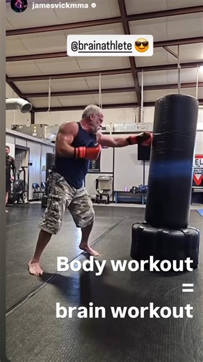 Big day of memorizing today, So I workout my body to workout my brain with former UFC fighter James Vick giving the orders! | Ron White