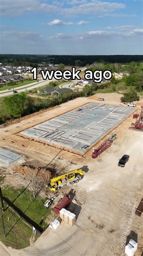 Walls up in 1 week in Tomball, Texas