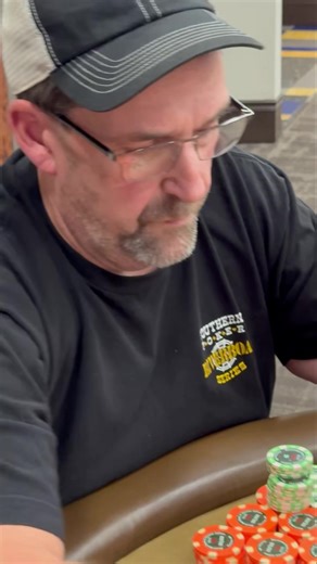 2.8K views · 35 reactions | Level 31 with three players left…blinds 250K, 150K and 150K ante…short stack Justin Allen shoves and is called by chip leader Stephen Greene. Third place earns just north of $11,000 in the $75K Guaranteed Superstack at the 2025 Fall Milly In Philly Poker Classic in the Pearl River Poker Open presented by GCP Tour. | Gulf Coast Poker.NET | Facebook