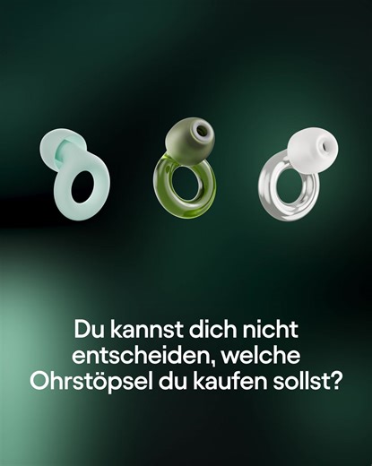 Deine Suche nach den perfekten Ohrstöpseln hat hier ein Ende  Von...