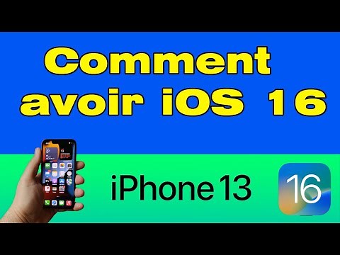 Comment télécharger mise à jour sur iPhone 13 installer iOS 16