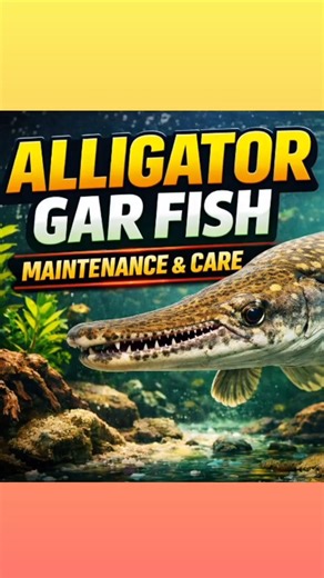 Alligator ghar fish| Maintenance and Care| FinsandWings| part 1| #alligatorgar