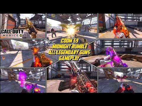 All Legendary Guns Gameplay - Kill Effect - Reload - Iron Sight Inspection S9 Midnight Rumble Leaks