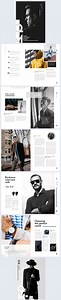 Men’s Lifestyle Magazine Layout Template