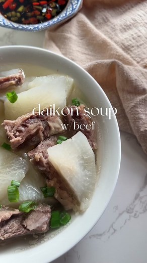 Easy and Delicious Daikon Beef Soup Recipe
