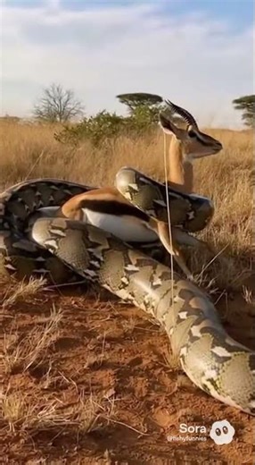 Gazelle vs. Python: The Ultimate Struggle