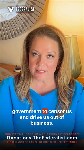 3.4K views · 229 reactions |  For 12 years, The Federalist has fought media lies, political smears, and government censorship. Now through the end of the month, every dollar you give is matched up to $100,000.   Watch Mollie Hemingway’s message and stand with us today: Donations.TheFederalist.com | The Federalist | Facebook