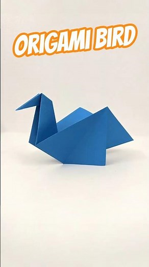 How to Make an Easy Origami Bird - Paper Bird Tutorial