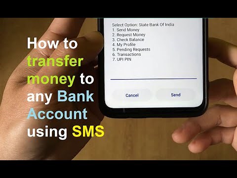 How to transfer money to any Bank Account using SMS ?