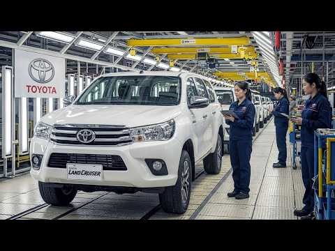 Inside the Toyota Land Cruiser Factory | How Tough 4WDs Are Made (Full Process)