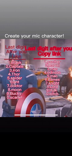 Create Your Own Superhero Character From Iconic Names