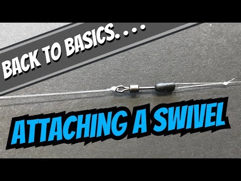 Match Fishing Basics - How To Attach A Swivel Correctly - Using A Palomar Knot